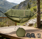 Olive Green Nylon Hammock Bug Net - Image 3